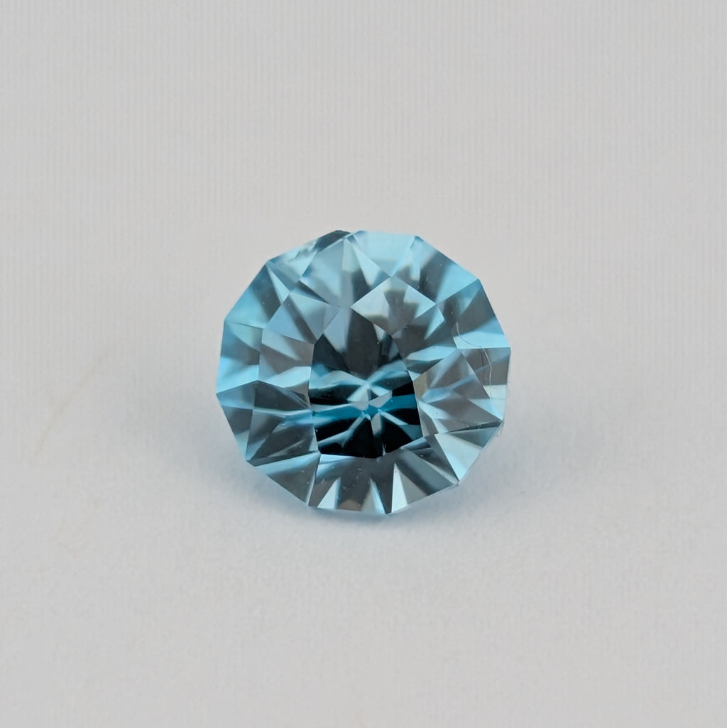 Cambodian Blue Zircon - 1.23 ct (6mm)