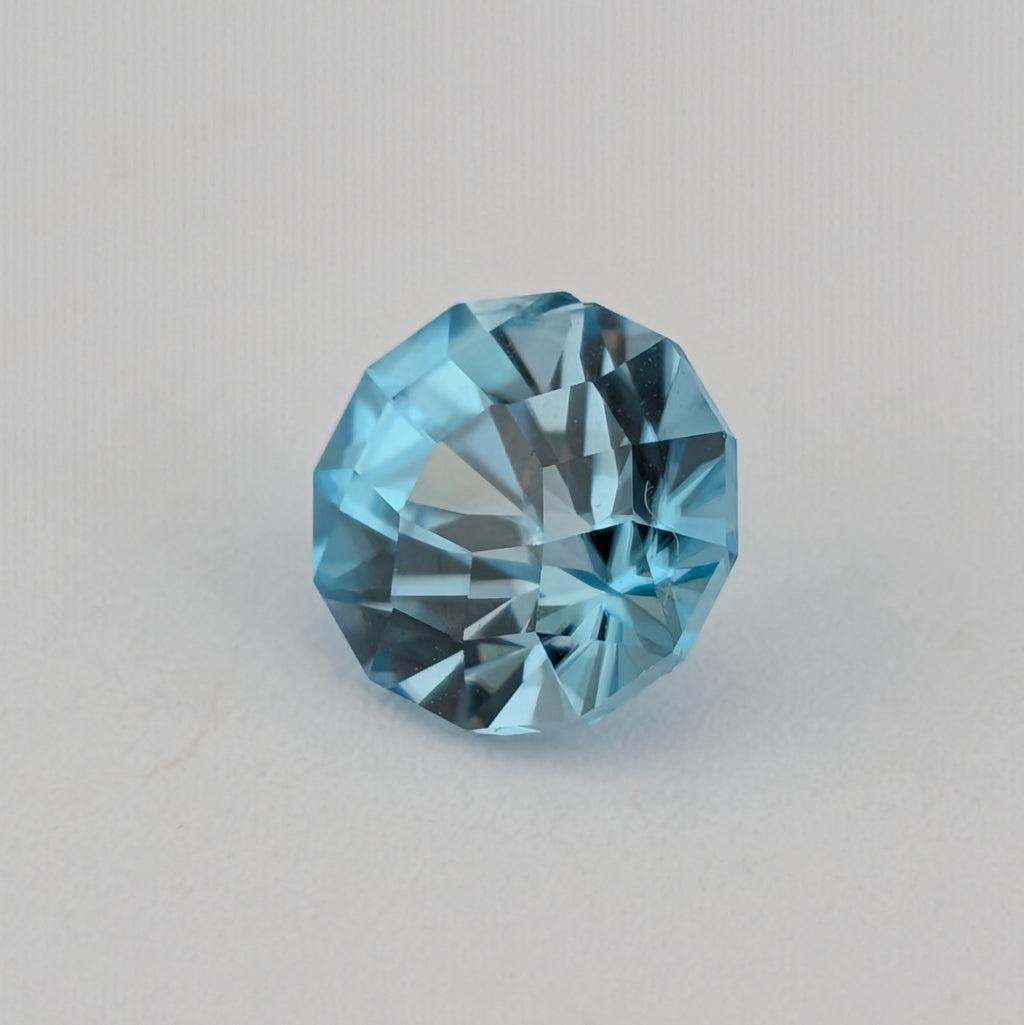 Cambodian Blue Zircon - 1.23 ct (6mm)