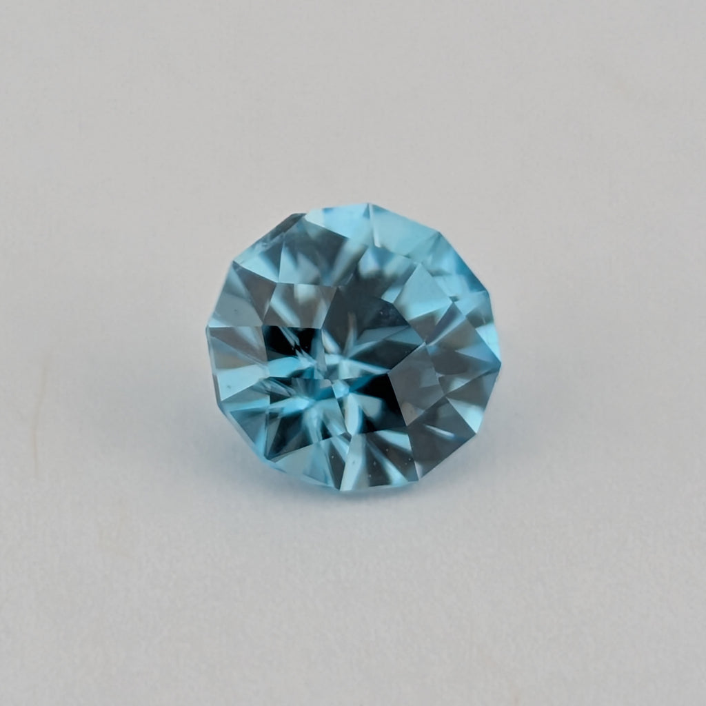 Cambodian Blue Zircon - 1.23 ct (6mm)